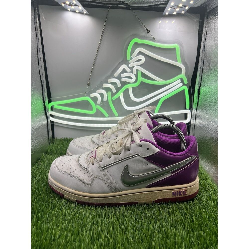 Nike Air Prestige III Low White Purple Shoes Size 7Y‎ W 8.5 Dunks 394878-126